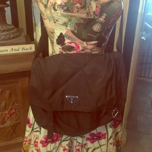 Chocolate Prada Messenger bag
